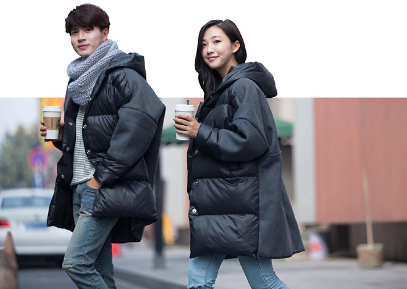 oversize羽绒服,韩范穿出来!