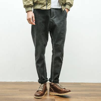 型男穿搭指南,加绒牛仔裤配什么鞋好看_销得好