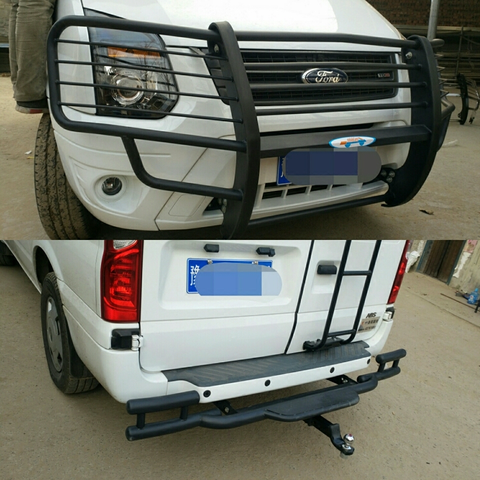 江铃福特全顺新世代v348保险杠改装真的太帅了!