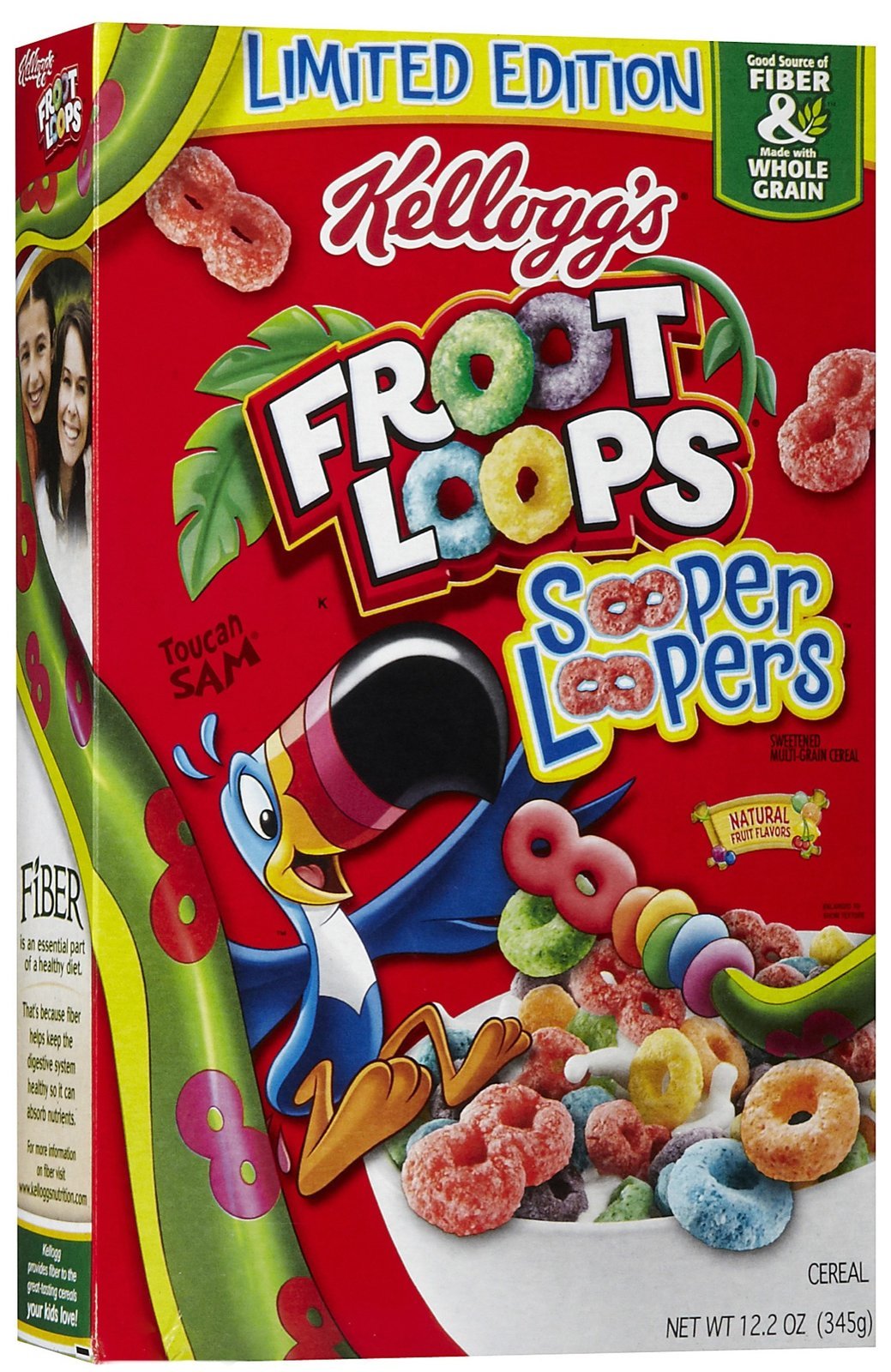 现货 美国kellogg's彩色甜甜圈麦片 营养早餐 618g超值装
