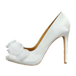 White Wedding Platforms Shoes