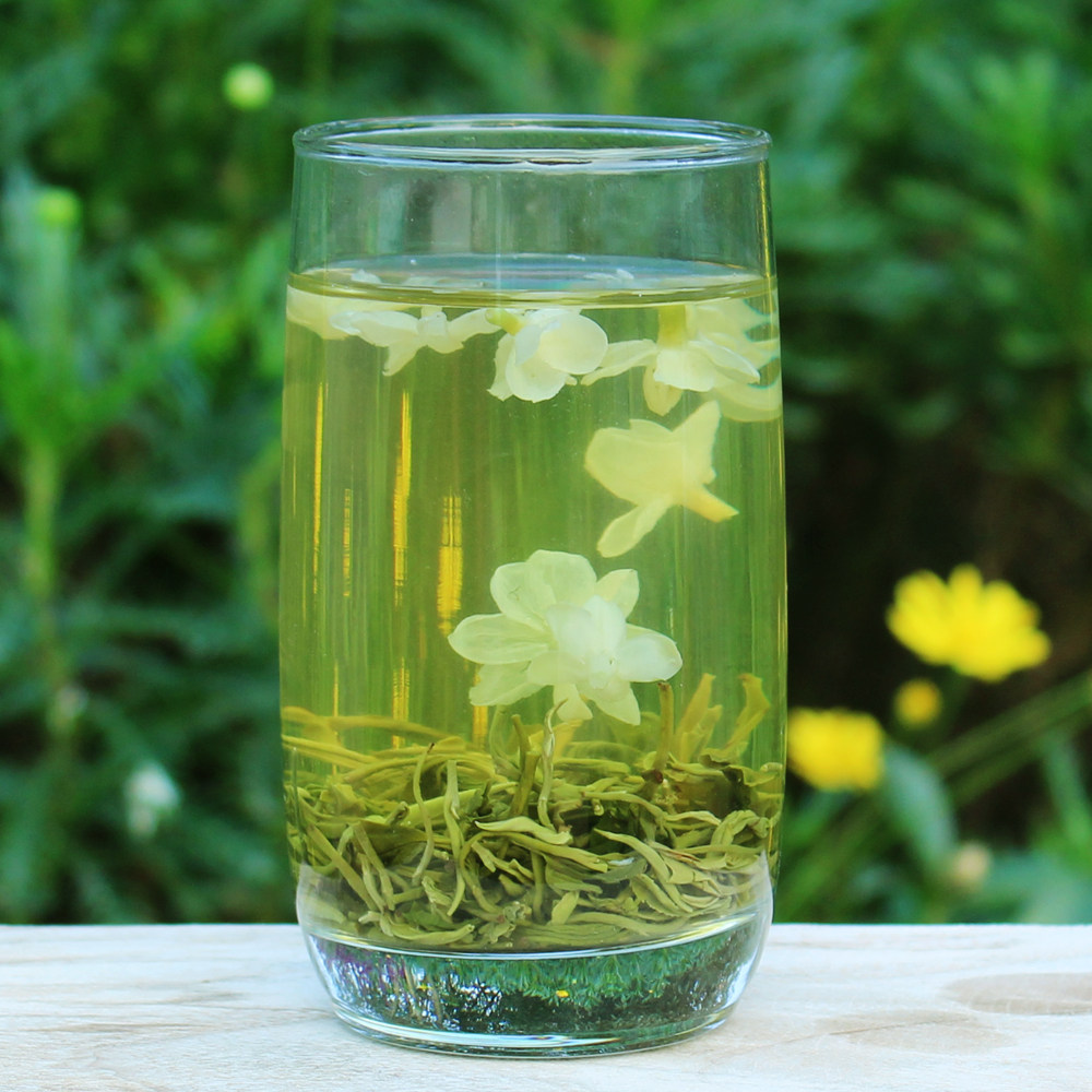 仙知茗茶 2017新茶 四川峨眉山茉莉花茶叶 花毛峰浓香250g茉莉花虽然