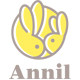 安奈儿兔宝贝专卖店的LOGO