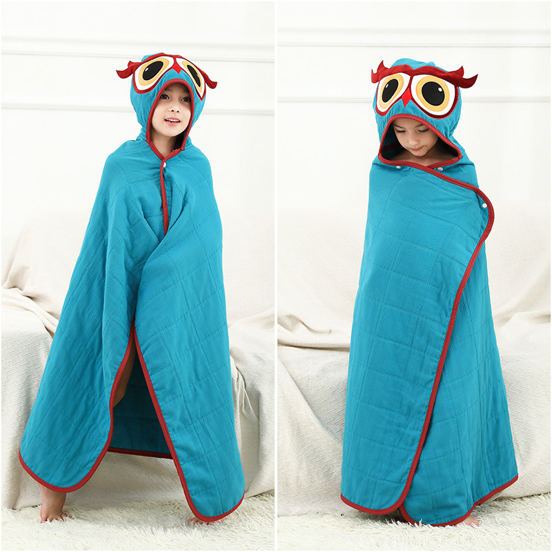 宝宝浴巾婴儿纯棉纱布新生儿超柔吸水洗澡巾浴袍儿童浴巾斗篷带帽,淘宝优惠券,粉丝福利购,淘宝优惠卷
