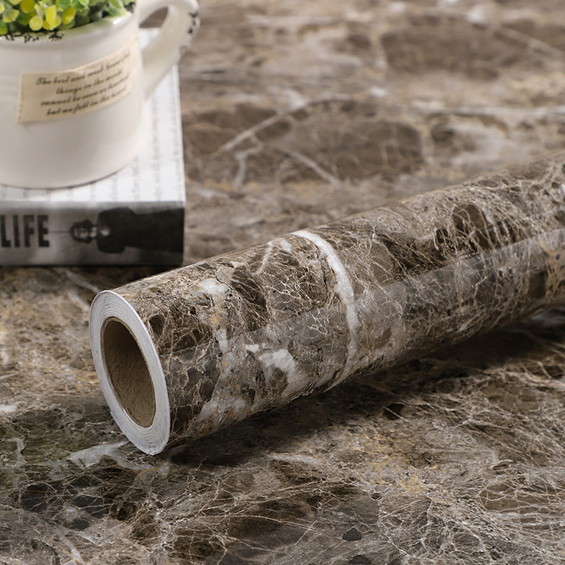 啡网纹大理石贴纸防水加厚厨房台面翻新桌面洗手台瓷砖墙纸自粘,淘宝优惠券,粉丝福利购,淘宝优惠卷