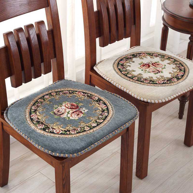欧式加厚冬季餐椅垫毛绒通用椅子垫椅垫秋冬座垫可拆洗有绑带坐垫,淘宝优惠券,粉丝福利购,淘宝优惠卷