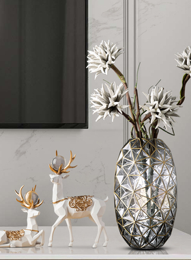 电视柜摆件轻奢高档高级家居装饰品酒柜餐桌客厅玄关茶几现代简约