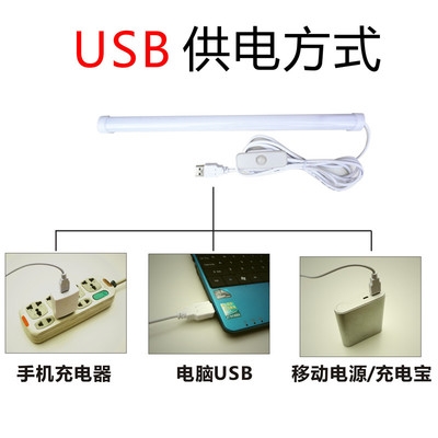 充电小台灯可调节亮度宿舍侧面C挂灯卧室长管灯灯夜工艺品通用-图1