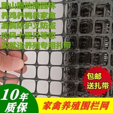 Пластиковая сетка 料塑料网围栏网网n栅网黑漏粪网床格拦鸡鸭养殖格护栏网隔离。