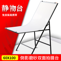 Folding static materia table 60 * 100s acrylic plate Taobao Taobao to be equipped with photographic equipment free of installation