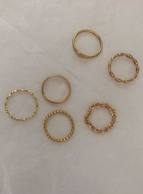 基础款 不易褪色 必入混搭小戒指 关节戒指