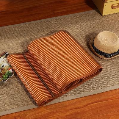New pint cool mat single student folding 0 9m1 2 m bed sleeping room K Lower paved summer 1 5 straw mat Dormitory Bamboo