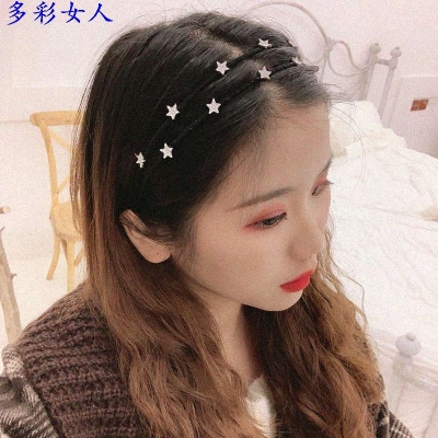春夏珍珠丝绒发饰韩版限定款韩式款头饰新款发箍头箍黑色