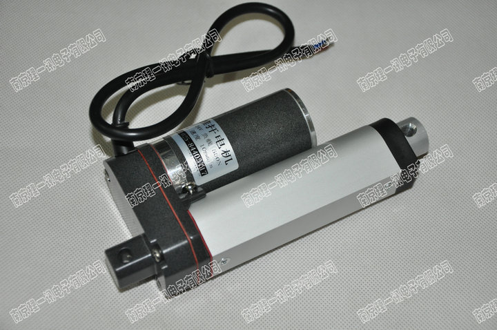 12V/24V 100mm行程微型电动推杆 直流直线往复电机 升降器开窗器 - 图0