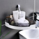 Bathroom storage toilet wall-mounted corner rack kitchen punch-free triangle storage rack bathroom corner storage rack