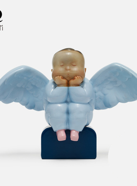 稀奇艺术瞿广慈《天使比比》迷你客厅桌面摆件卧室装饰房间布置