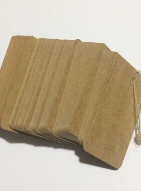牛皮纸吊牌定做合格证印刷定制各种型号卡350g空白标签现货吊牌