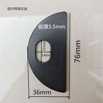 Gate Nose Iron Art Door Bolt Door Nose Welding Straight Door I Nose Manufacturer PIN GATE 2 YUAN A PAIR