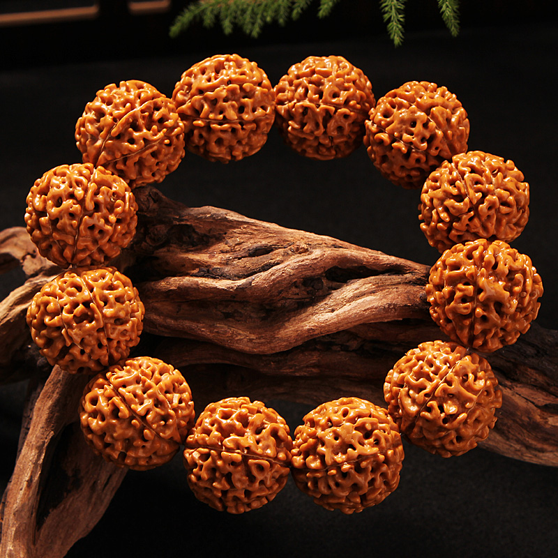 印尼大金刚菩提子手串男士佛珠文玩手链6六7七8八瓣新原籽精品