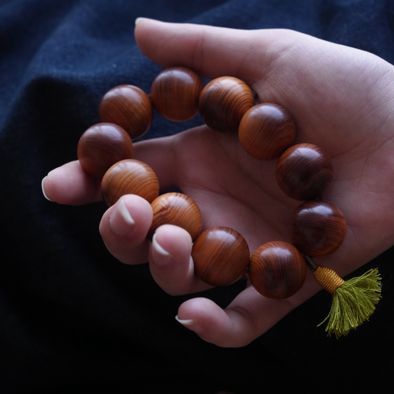 大仙的串儿《路漫漫》崖柏手串手把件男士女士手持藏式