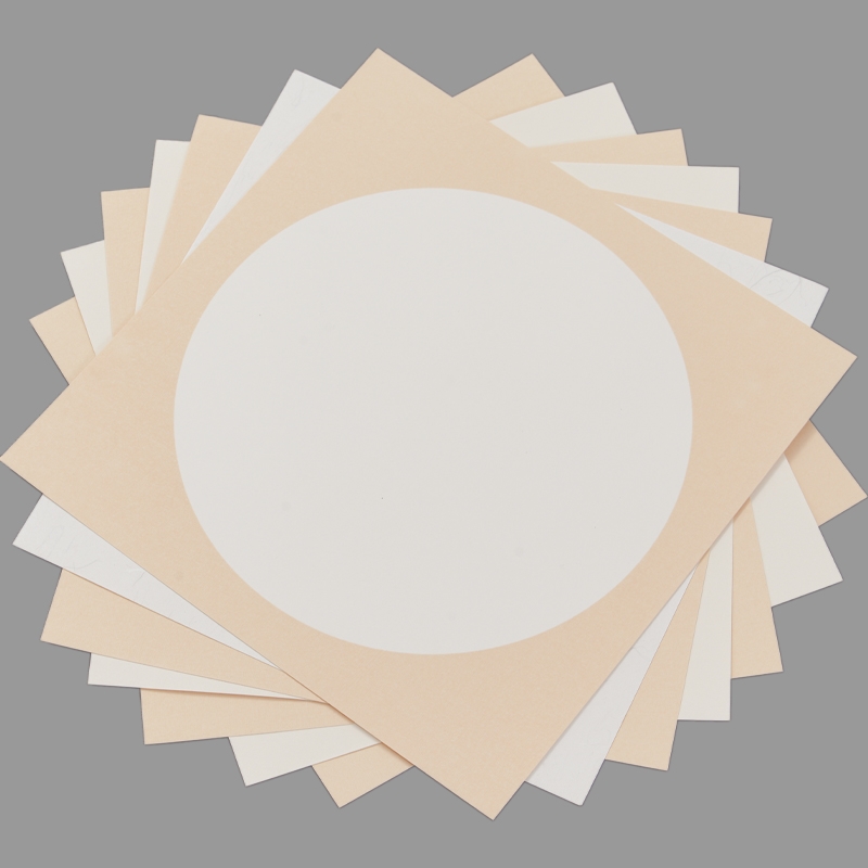 加厚宣纸卡纸空白软卡国画生宣初学者儿童毛笔字练习用纸水彩画绘画书法专用装裱作品纸圆形方形加厚镜片纸