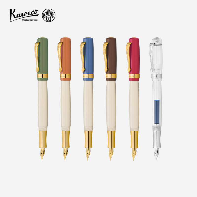 德国KAWECO钢笔 学者Student系列 卡维克 复古练字专用签名商务办公书法笔男女士高颜值女士进口高档钢笔