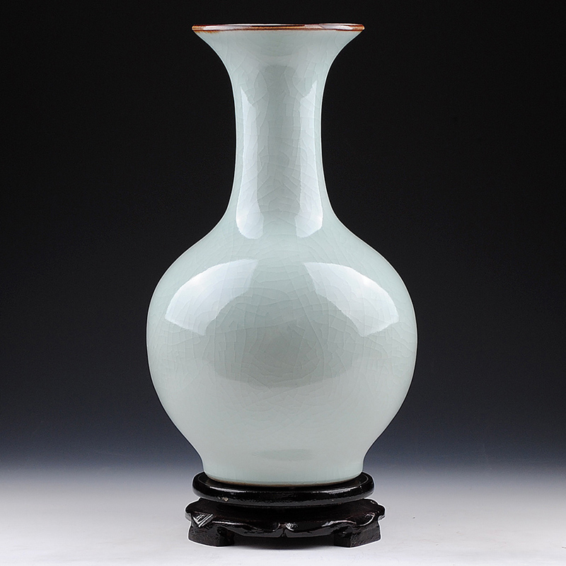 景德镇陶瓷花瓶摆件仿古瓷器插花复古中式现代简约客厅家居装饰品