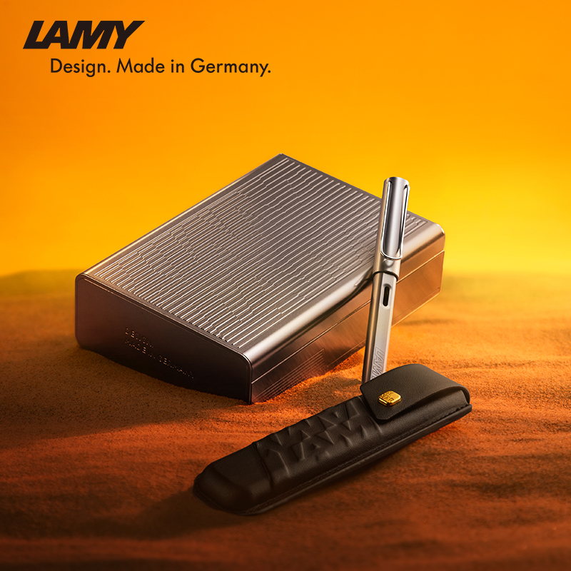 LAMY凌美 钢笔礼盒恒星系列方舟礼盒套装黑色深灰色墨水笔 练字正姿钢笔商务签字开学小众礼物节日礼品可刻字
