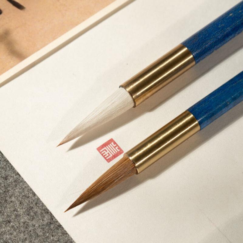 毛笔狼毫兼毫书法软笔湖笔国画画笔文房四宝套装初