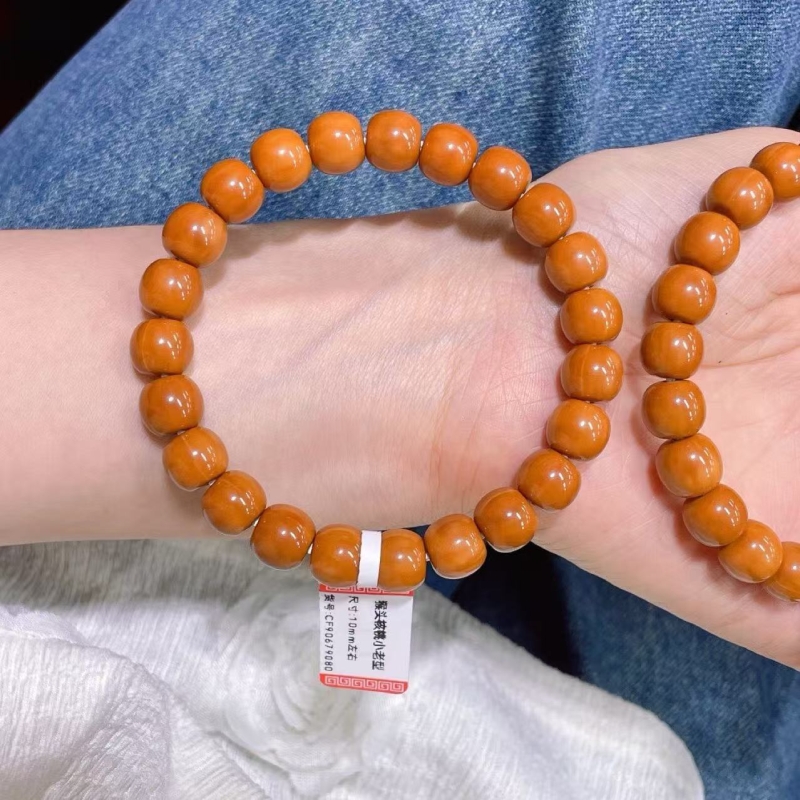 珠宝猴头核桃单圈手串可雕刻单籽饰品文玩盘串男-佛珠手链DIY配饰