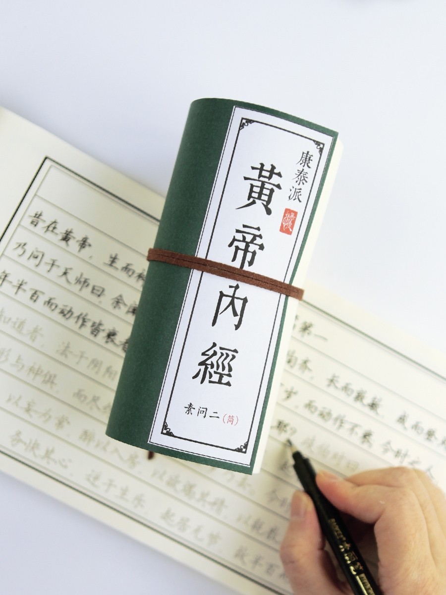 黄帝内经描红成人楷书硬笔钢笔古风漂亮中医经典抄写练字帖