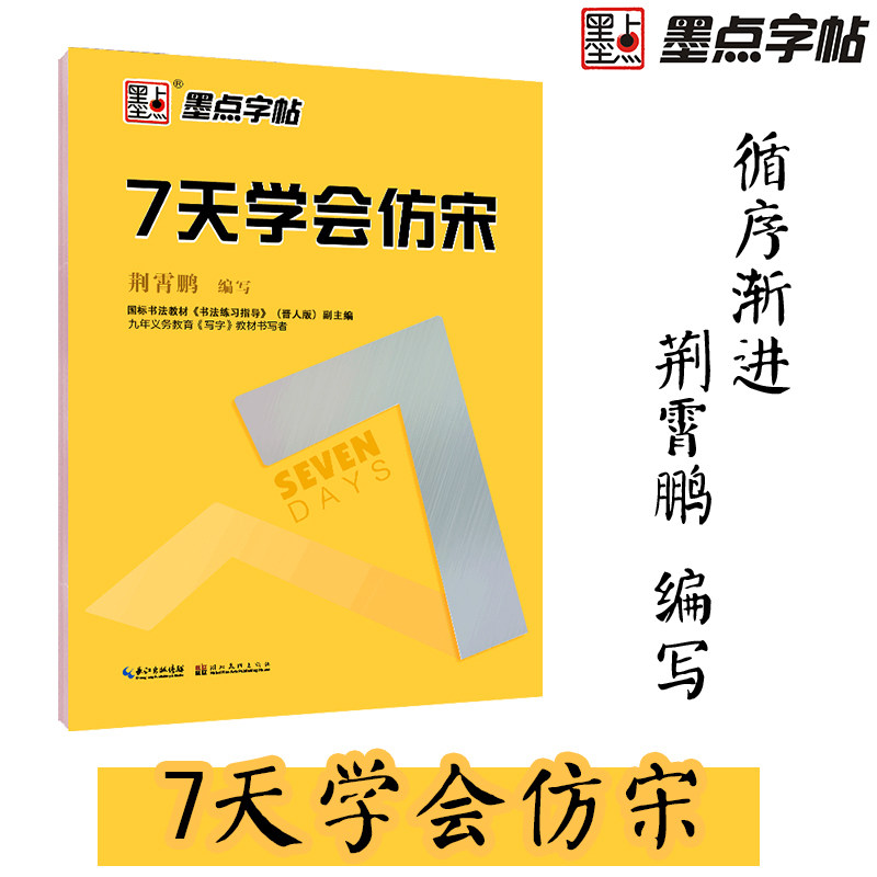 墨点字帖：钢笔硬笔书法字帖 成人速成练字帖7天学会仿宋
