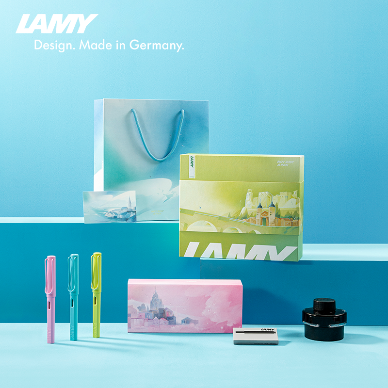 LAMY/凌美钢笔礼盒 狩猎系列2023年限定德国小镇墨水笔官方旗舰店 大学生文具签字笔 情侣礼物高档节日礼品
