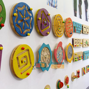 包邮 墙面游戏 早教中心幼儿园益智玩具墙壁玩