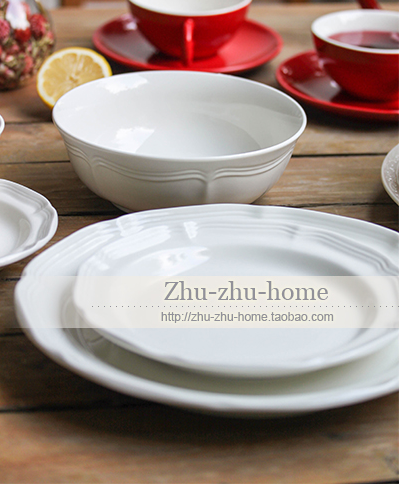 Xuất khẩu sứ MIKASA bộ dao kéo chén đĩa bát đĩa xương mới Trung Quốc [cho cả thực phẩm Trung Quốc và phương Tây] - Đồ ăn tối bộ chén đĩa
