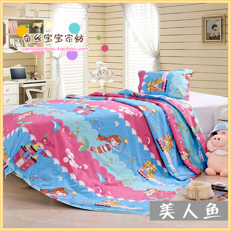 100% cotton trẻ em quilt cover mảnh duy nhất phim hoạt hình quilt mẫu giáo bắt đầu trường ba mảnh bé quilt cover sheets