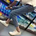 Mùa hè phiên bản Hàn Quốc trước và sau quần jeans nam chín quần người yêu quần nam quần cạo chân xu hướng cá tính - Quần jean quần âu Quần jean