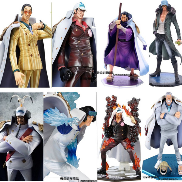 Onepiece手办黄猿模型航海王海军三大将pop青雉赤犬战斗 时尚城