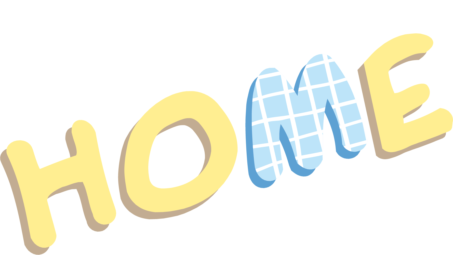 home卡通字体-千图网