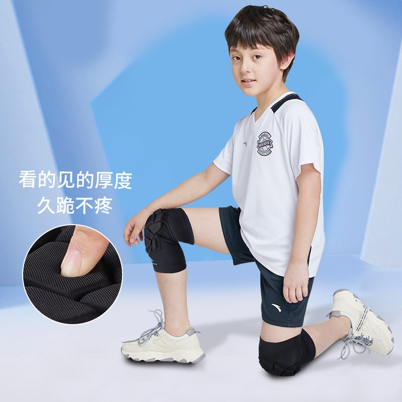 儿童运动护膝透气足球跪地蜂窝防撞篮球跑步健身专业膝盖战术护具 - 图3