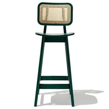 Customized explosive solid wood bar chair stool high stool simple light luxury modern high chair single casual bar Nordic