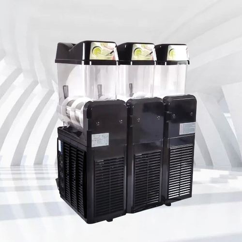 上海科式厂家批发多彩12L商用两缸雪粒机冰沙机双缸饮料机 - 图1