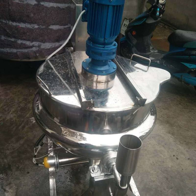 厂家不锈钢304可倾斜大型电加热导热油 夹层锅 煮肉熬糖用蒸煮锅 - 图1