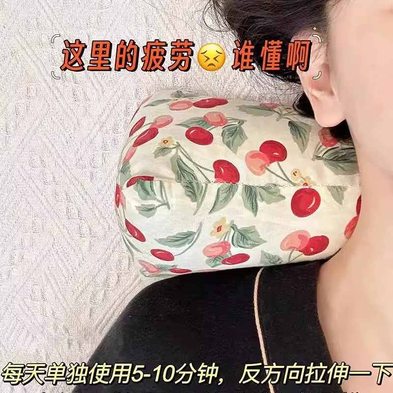 艾草颈椎枕头三角荞麦枕芯垫护颈椎家用成人助睡眠枕学生宿舍枕 - 图0