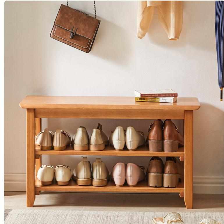 实木换鞋凳家用玄关鞋凳式鞋柜一体鞋架进门口可坐穿鞋凳试鞋凳子 - 图0