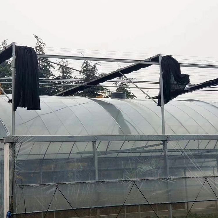 智能玻璃温室大棚遮阳系统外遮阳传动电机内保温传动遮阳网降温 - 图2