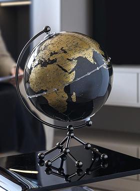 创意地球仪轻奢摆件现代客厅高档家居饰品办公桌电视柜桌面装饰品