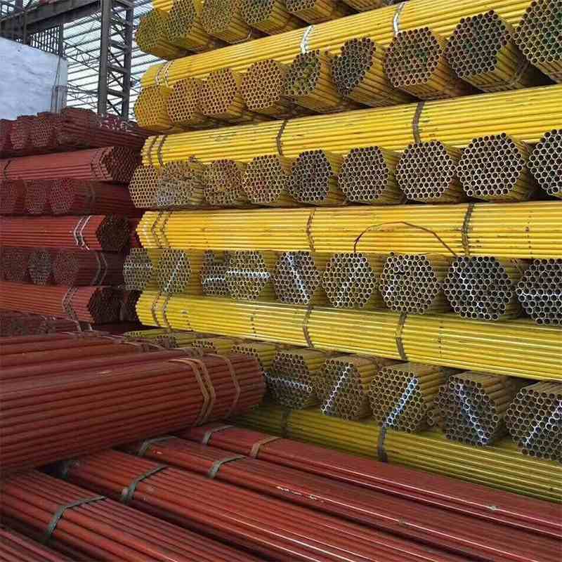 建筑架子管 Q235圆管直缝焊接大棚管 焊接脚手架工地建筑外墙钢管 - 图0