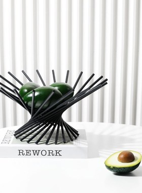 新疆包邮轻奢风高级发散水果盘客厅餐厅前台创意零食盘高端精致托