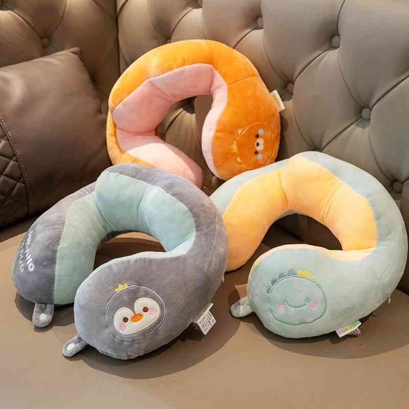 u型枕头护颈枕卡通飞机旅行头枕颈部靠枕便携车用学生颈椎枕头 - 图1